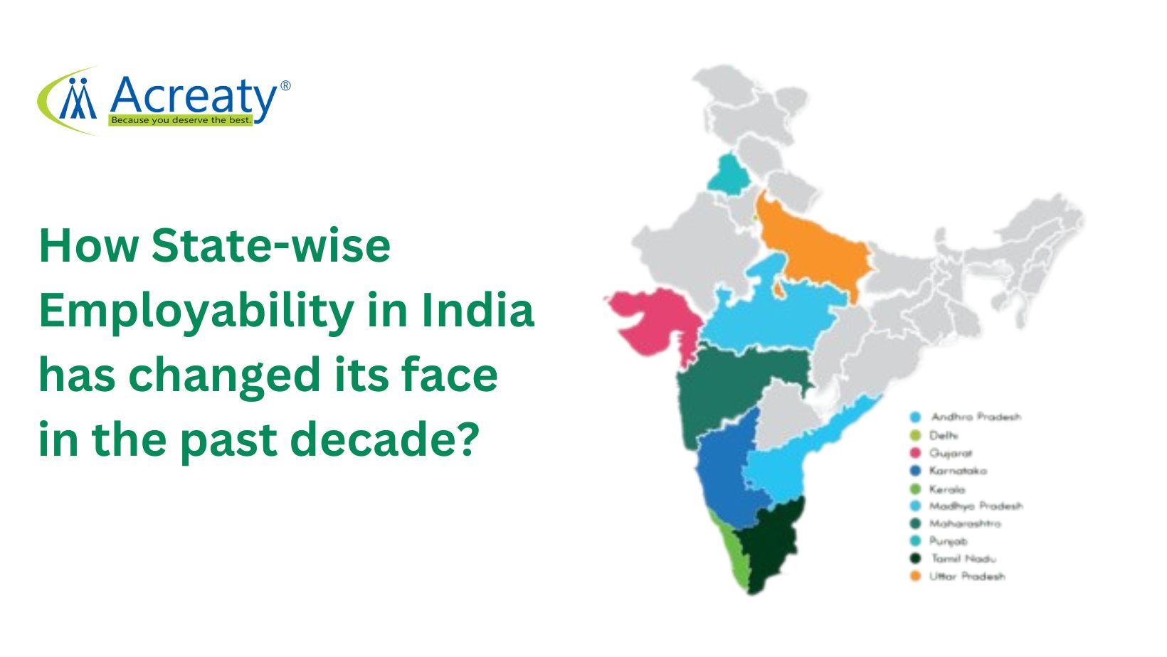 How State-wise Employability in India has changed its face in the past decade?