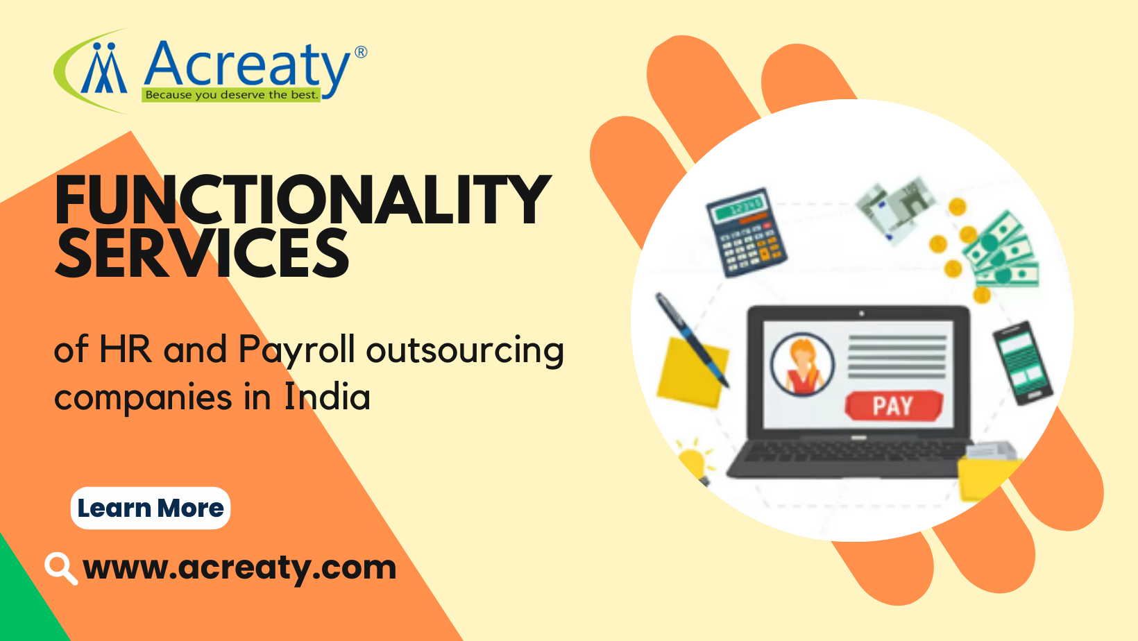 Functionality services for HR and Payroll outsourcing companies in India