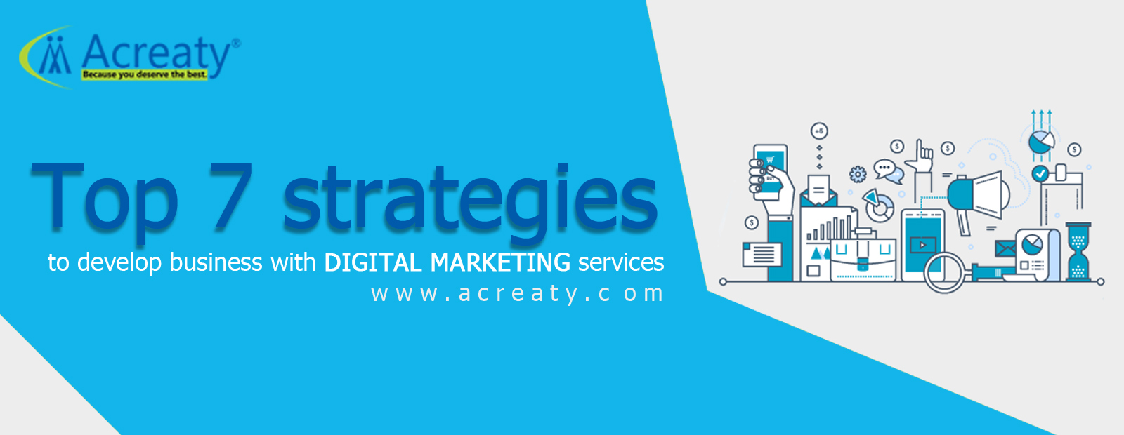 Top 7 strategies to develop business with digital marketing services